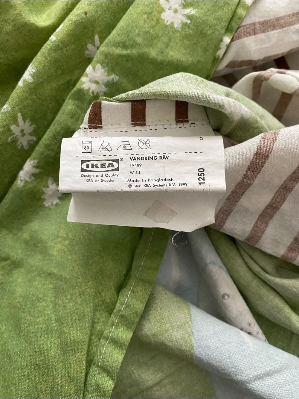 IKEA VANDRING RÄV Twin Duvet Cover.
